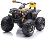 Mamido Dětská elektrická čtyřkolka ATV Power 4x4 žlutá