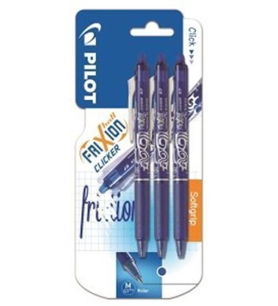 PILOT FriXion Clicker 07, BL 3ks modrá