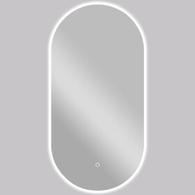 CERANO - Koupelnové LED zrcadlo Argento - 40x80 CER-429331