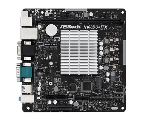 ASRock MB Alder Lake-N N100DC-ITX, Intel N100, 1xDDR4, 1xHDMI, 1xVGA, mITX EDF_380943