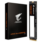 GIGABYTE AORUS Gen4 5000E 1TB / M.2 2280 Gen 4 / R: 5000 MBps / W: 4600 MBps / MTBF: 1.5mh / 5y (AG450E1024-G)