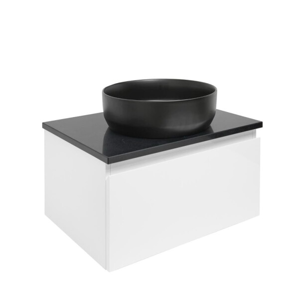 Koupelnová skříňka s krycí deskou SAT B-WAY 59x30x45 cm bílá lesk BWAY60WTK BWAY60WTK
