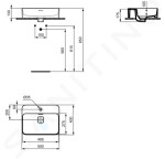 IDEAL STANDARD - Strada II Umyvadlo 500x400 mm, bílá T296601