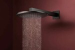 HANSGROHE - Raindance Alive S Hlavová sprcha, průměr 30 cm, kartáčovaný černý chrom 24520340