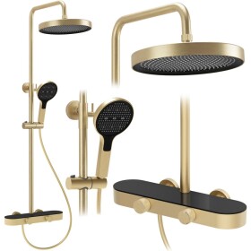 REA - Sprchový set Creo Brush Gold REA-P0361