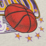 Mitchell & Ness Pánská mikina Los Angeles Lakers NBA Slammin Hoodie Oatmeal Heather Velikost: S