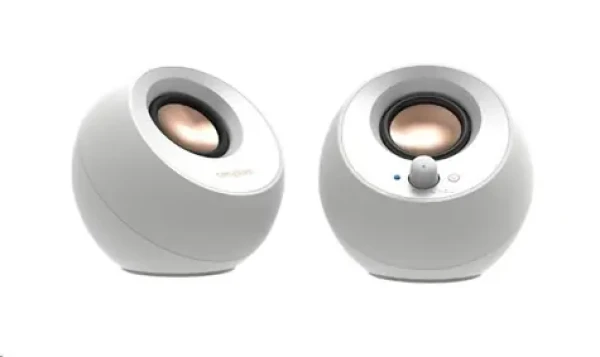 Creative Pebble V3 bílá / reproduktory / 2.0 / USB / Bluetooth / 3.5mm jack / 8W (51MF1700AA002)