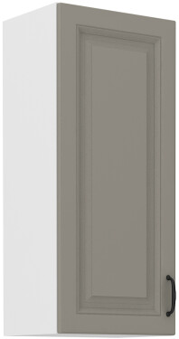 Horní skříňka Stilo 40 G-90 1F Barva korpusu: Bílá, Barva dvířek: Clay Grey