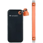 Verbatim Pocket SSD 512GB černá/oranžová / Externí SSD / USB-C 3.2 Gen 2 / R: 1000 MB/s / W: 1000 MB/s (32285)