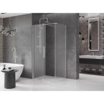 MEXEN/S - Velar sprchový kout, posuvné dveře 120 x 100 cm, dekor, chrom 871-120-100-31-01