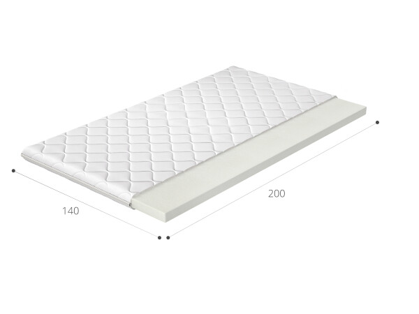 Topper T25 na matraci Rozměr: 140 x 200 cm, Potah: Hypoalergenní potah