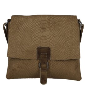 Dámská crossbody kabelka s hadím vzorem Geina, zelená