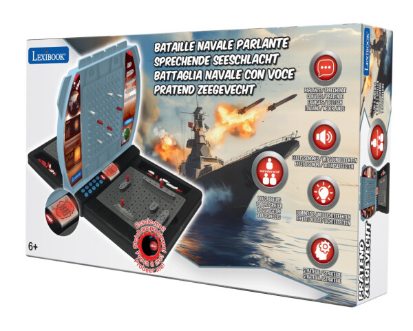 Lexibook elektronická mluvící hra Námořní bitva (FR/DE/IT/NL) - Alltoys Lexibook
