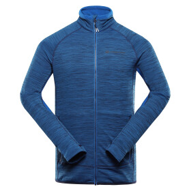 Pánská rychleschnoucí mikina s cool-dry ALPINE PRO ONNEC mood indigo Velikost: 5XL