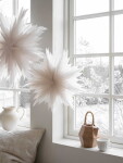 Watt & Veke Závěsná svítící hvězda Oslo White 60 cm, bílá barva, papír