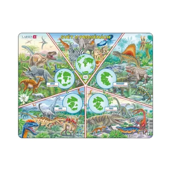 DINO Puzzle Svět v proměnách