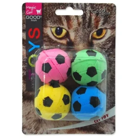 Magic Cat Hračka - míček pěnový fotbalový 3.75cm 4ks (453-30034)