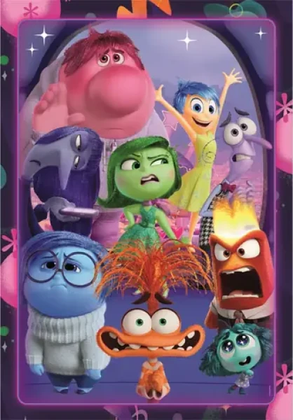 Clementoni 25067 Puzzle V hlavě 2: Parta emocí SUPER 104 dílků