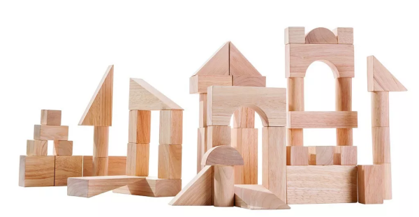 PlanToys PlanToys Přírodní stavebnice (50 ks)