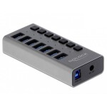 Delock 63669 7 portů USB 3.0 hub šedá