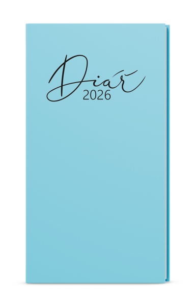 Týdenní diář 2026 Baloušek kapesní Jakub - Pastel modrá
