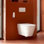 VILLEROY & BOCH - ViClean Elektronický bidet s keramikou, závěsný, DirectFlush, CeramicPlus, SoftClosing, alpská bílá V22EM101