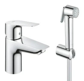 Grohe Umyvadlová baterie s bidetovou sprškou chrom / Umyvadlová baterie / Keramická kartuše 35 mm / EcoJoy perlátor (23773001)