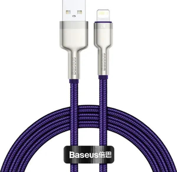 Baseus CALJK-A05 Kabel USB-A (M) - Lightning (M) 1 m fialová (CALJK-A05)