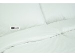Stanex Ložní povlečení - bílý bavlněný satén (LS155) ROZMĚR: 140x220 cm + polštář (90x70 cm)