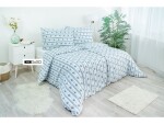 Stanex Povlak na polštářek krepový Retro modrý (LS249) ROZMĚR: 90 x 70 cm