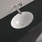 VILLEROY & BOCH - Loop&Friends Umyvadlo vestavné, 43x28 cm, s přepadem, CeramicPlus, alpská bílá 4A5300R1