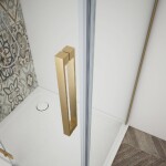 GELCO - TRINITY GOLD obdélníkový kout 900x1200 levý, matné sklo, GT5612-90ML-G GT5612-90ML-G