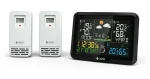 Airbi DUO Color / Meteostanice / 2 bezdrátová čidla / barevný displej / předpověď počasí / DCF čas