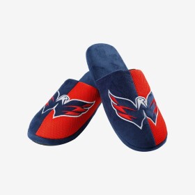 FOCO Pánské pantofle Washington Capitals Team Logo Staycation Slipper Velikost: EU