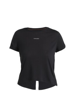 Dámské merino triko krátký rukáv ICEBREAKER Wmns 125 Cool-Lite Speed SS Tee, Black velikost: S