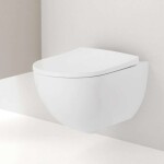 GEBERIT - Acanto Závěsné WC, Rimfree, bílá 500.600.01.2