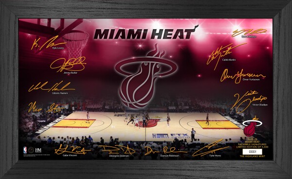 Highland Mint Obraz Miami Heat NBA Signature Court 2022