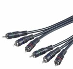 PremiumCord Kabel 3x CINCH-3x CINCH M/M 5m HQ (8592220006402)