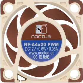 Noctua NF-A4x20-PWM / 40 mm / SSO2 Bearing / 14.9 dB @ 5000 RPM / 9.4 m3h / 4-pin PWM (NF-A4x20-PWM)