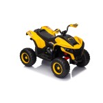 Mamido Dětská elektrická čtyřkolka Fast Wheel 4x4 žlutá