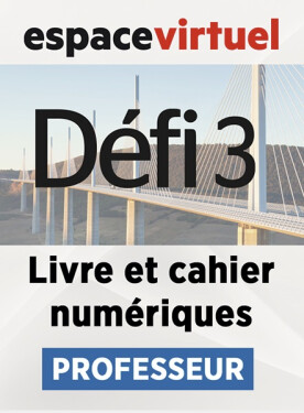 Défi 3 (B1) – Livre/Cahier numériques – Professeur (12 mois)