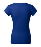 Fit V-neck tričko dámské královská modrá XS