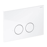 OMNIRES - SET: STRONGFRAME Rám do podstavné instalace + MINIMAL splachovací tlačítko, lesklá bílá STFWC1M-RBP