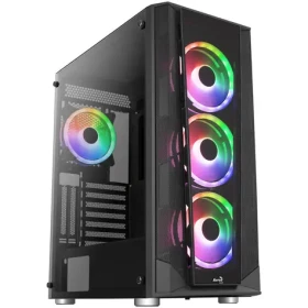 Aerocool Prism ARGB černá / ATX / 2x USB-A 3.0 / 1x USB-A 2.0 / 4x 120mm / bez zdroje / průhledná bočnice (ACCM-PB29143.11)