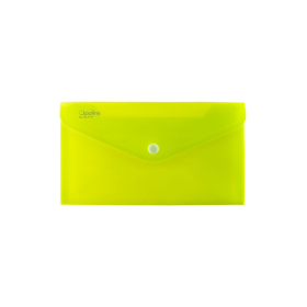 Psaníčko s drukem DL Opaline zelená limetka - 5ks