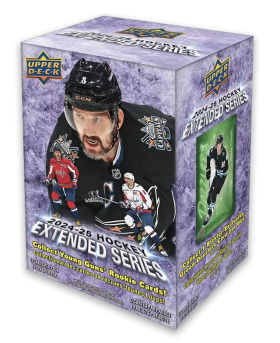 Hokejové karty NHL 2024-25 Upper Deck Extended Series Hockey Blaster Box