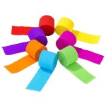 Talking Tables Krepové papírové stuhy Rainbow - set 7 ks, multi barva, papír