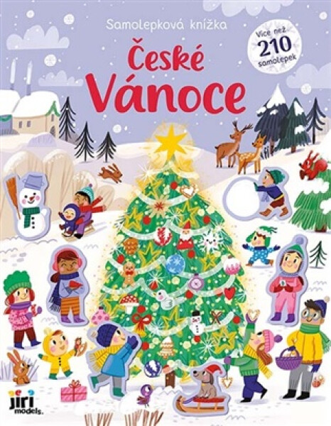 Samolepková knížka České Vánoce