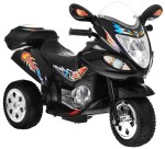 Mamido Dětská elektrická motorka skútr černý 1188