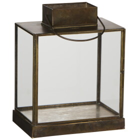 Ib Laursen Lucerna Villads, hnědá barva, sklo, kov